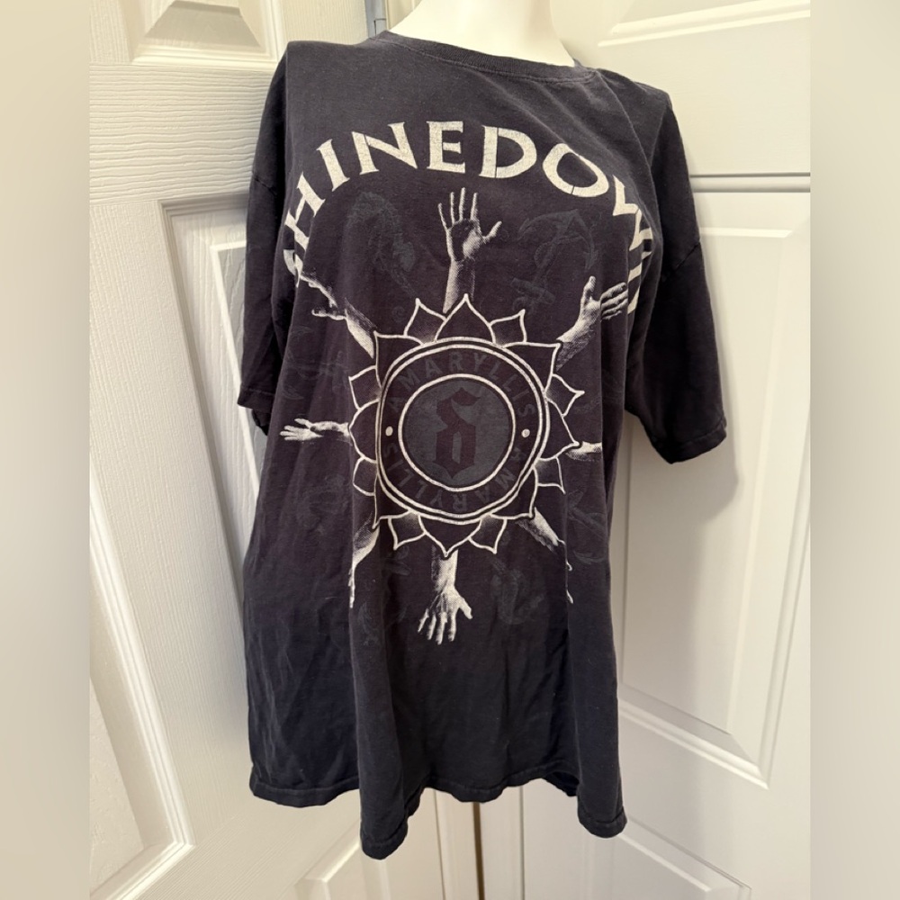 Hanes Black Shinedown Graphic 2012